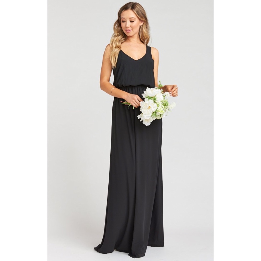 NWT Show Me Your Mumu Black Kendall Maxi Dress